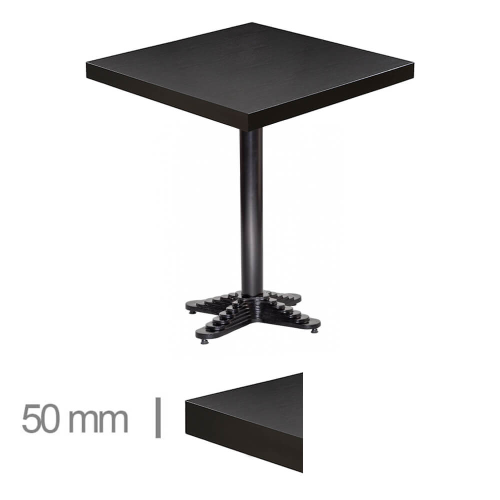 Horeca Table – Dublin Black – 70×70 Cm With Base