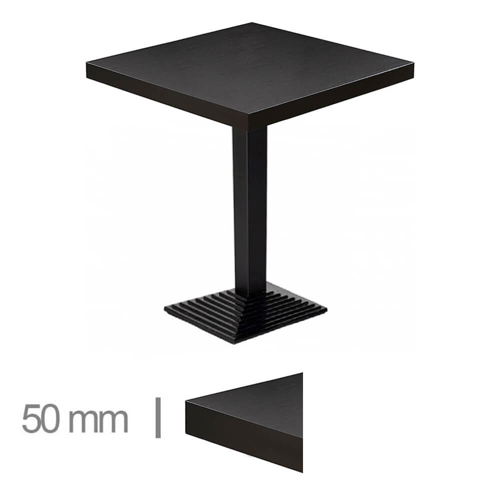 Horeca Table – Dublin Black – 60×60 Cm With Base