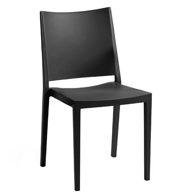 Horeca Stackable Terrace Chair – Lorena – Black