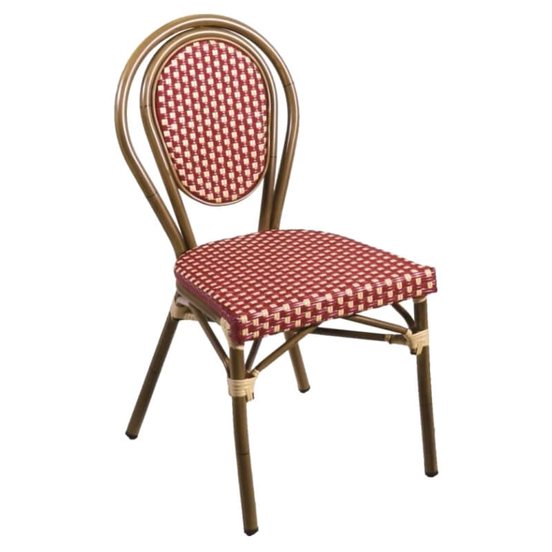 Horeca Terrace Chair – Savona – Red