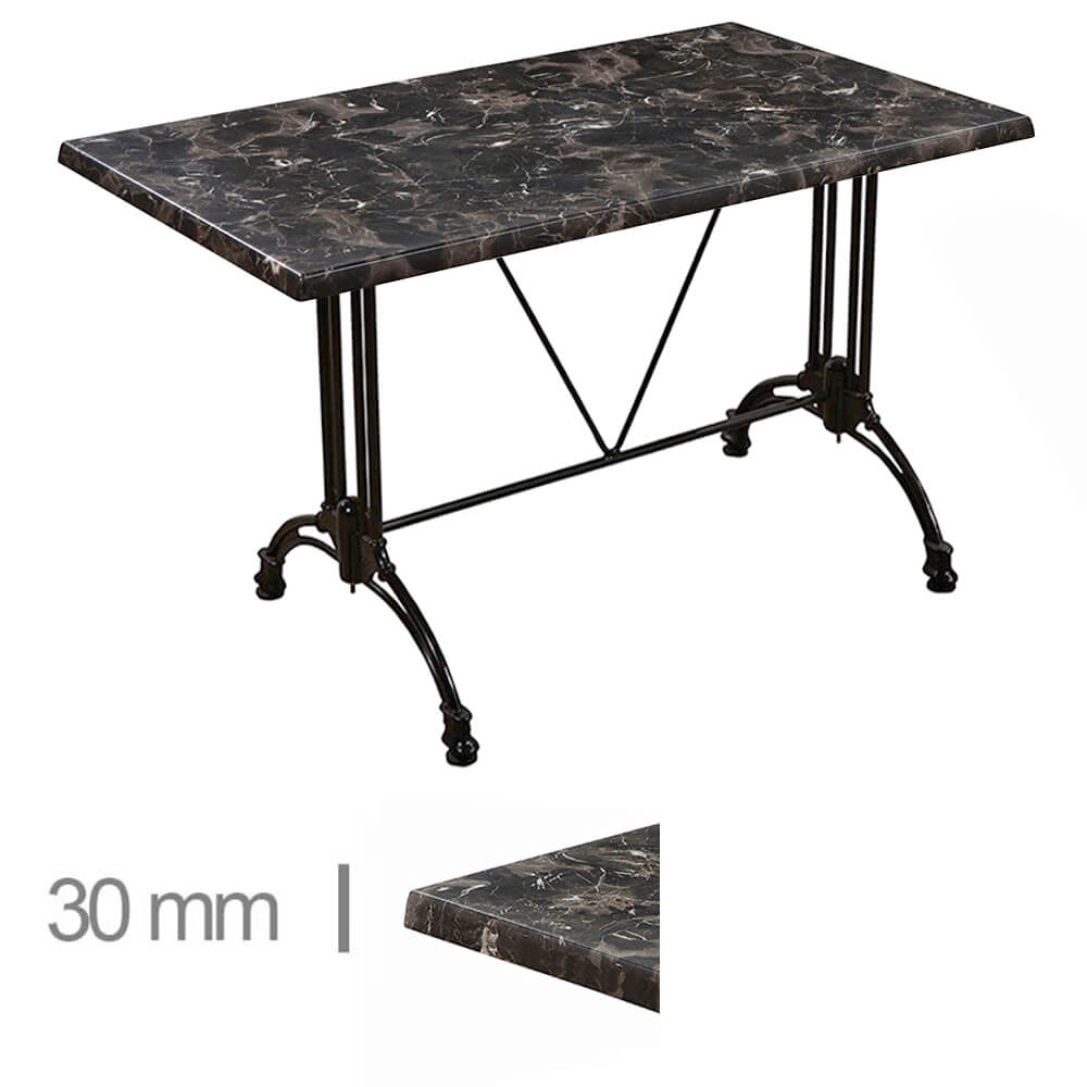 Horeca Terrasse Tisch – Werzalit Porto Rosa – 70×120 Cm