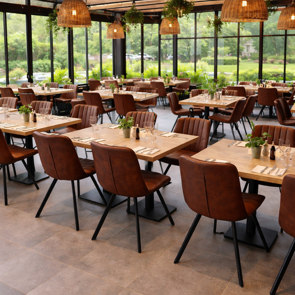 Horeca-Stoel-HERCULES-bruin-Kunstleer Horeca-Stoel-HERCULES-bruin-Kunstleer