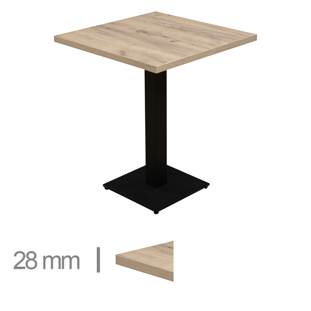 Horeca Tisch – Madrid K2 – 60×60 Cm Mit Basis