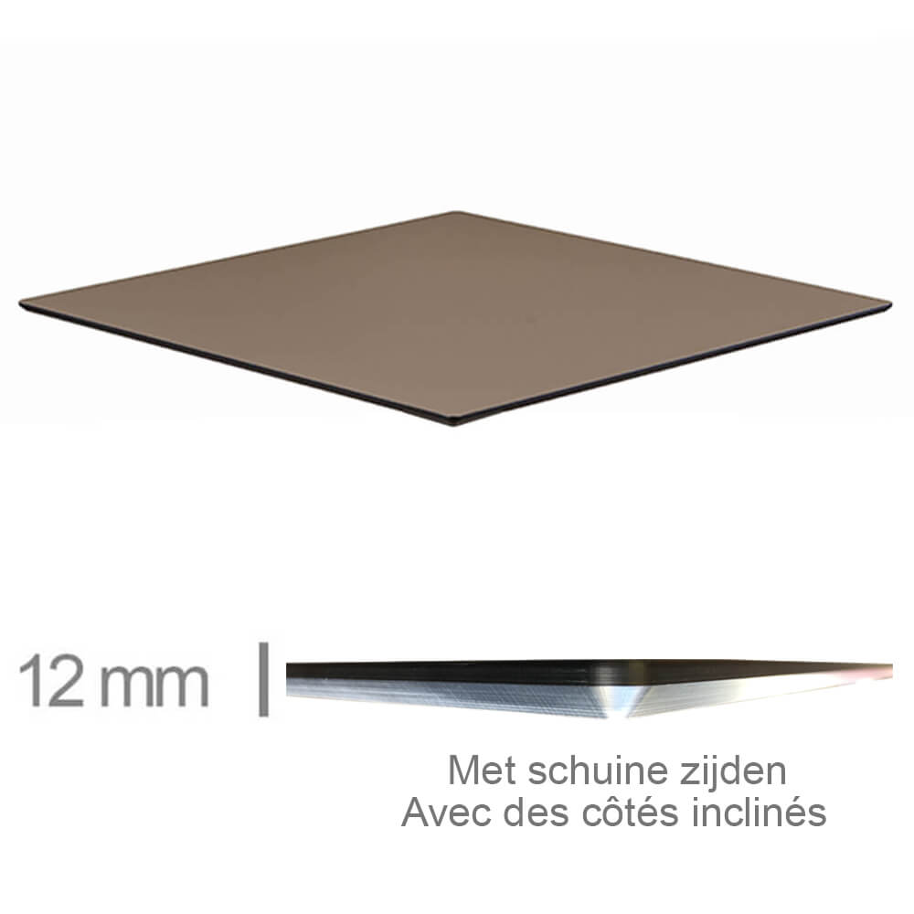 Horeca Table Top – Compact Taupe – 69×69 – 12 Mm Thick
