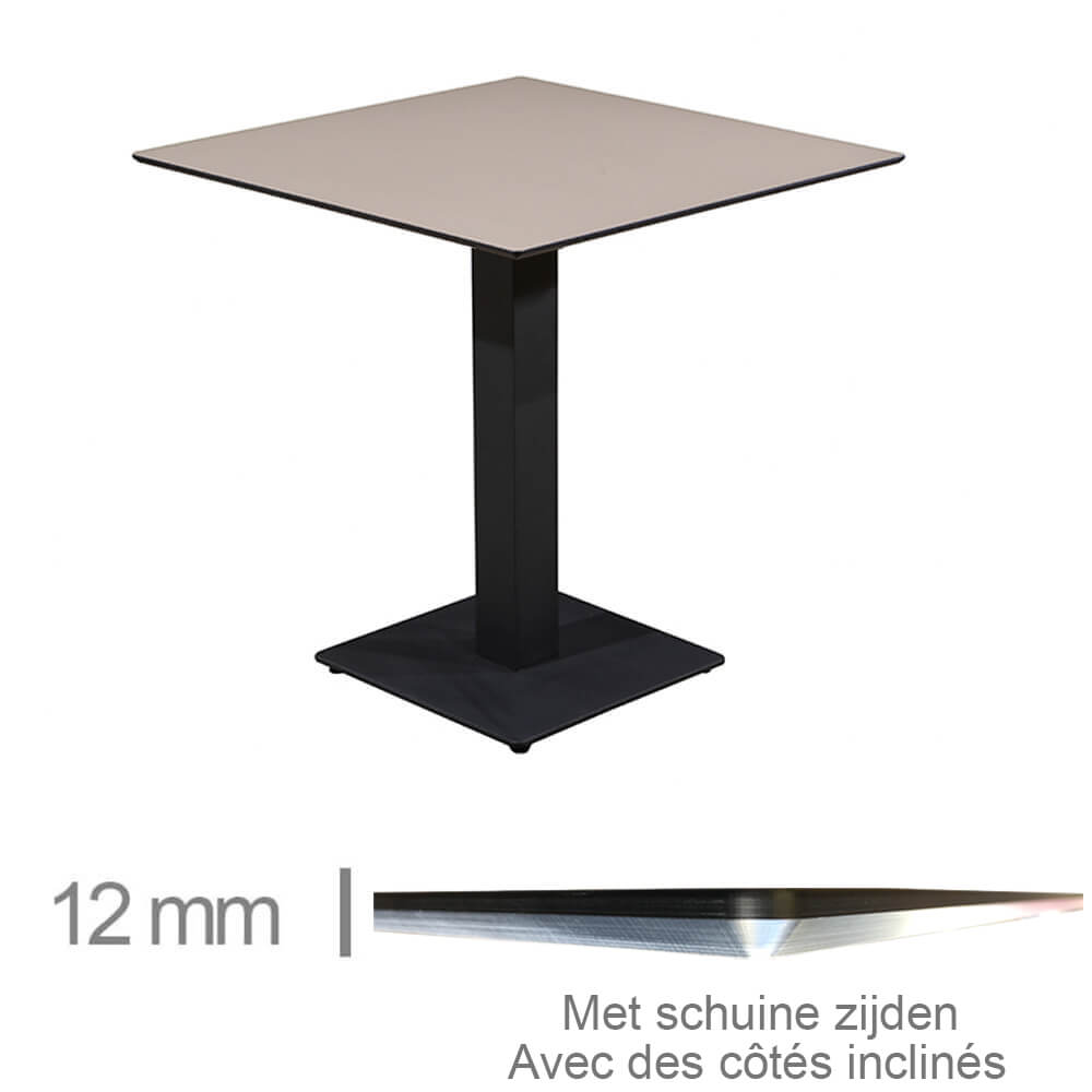 Horeca Tisch – Kompakt SML – 69×69 Cm Mit Basis