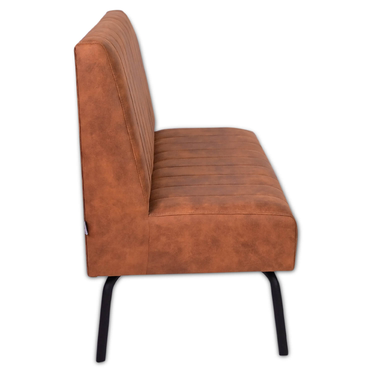 Horeca-Eetbank-Themis-Microvezel-Cognac-Z