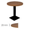 Horeca-Tafel-Rond-Madrid-K4-60-Cm-Met-Onderstel-B-339