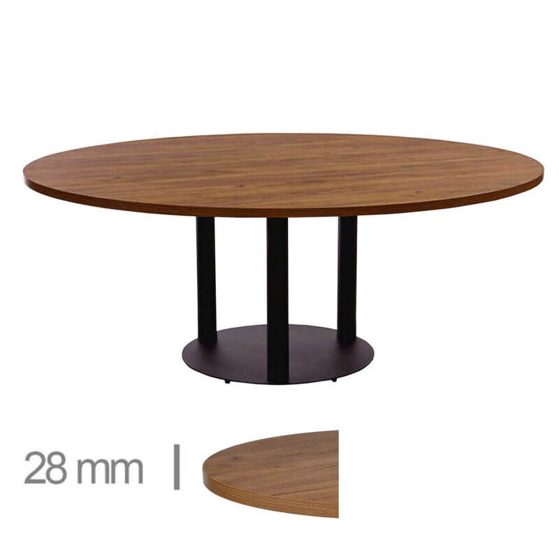 Horeca-Tafel-Rond-Madrid-K4-150-Cm-Met-Onderstel-B-310-125