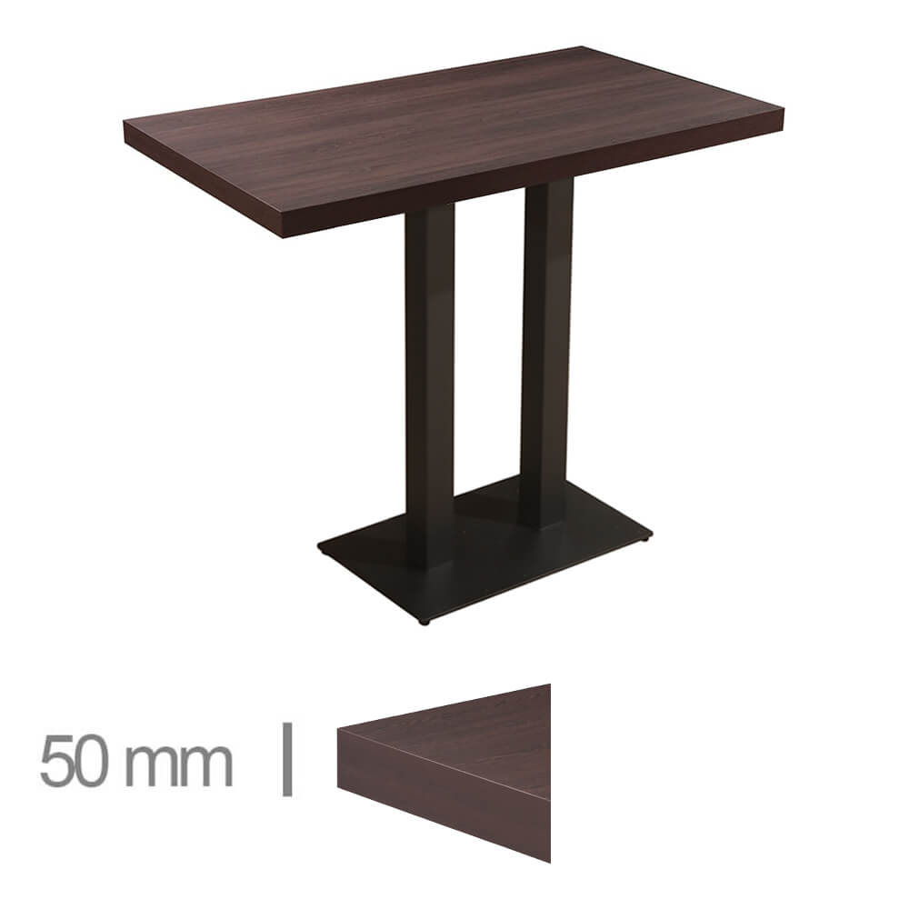 Horeca High Table – Dublin Wenge – 70×120 – Height 113 Cm