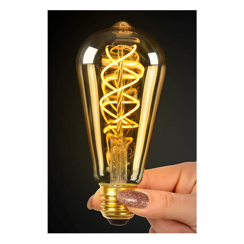 Led Bulb - Filament Lamp - Ø 6,4 Cm - 3