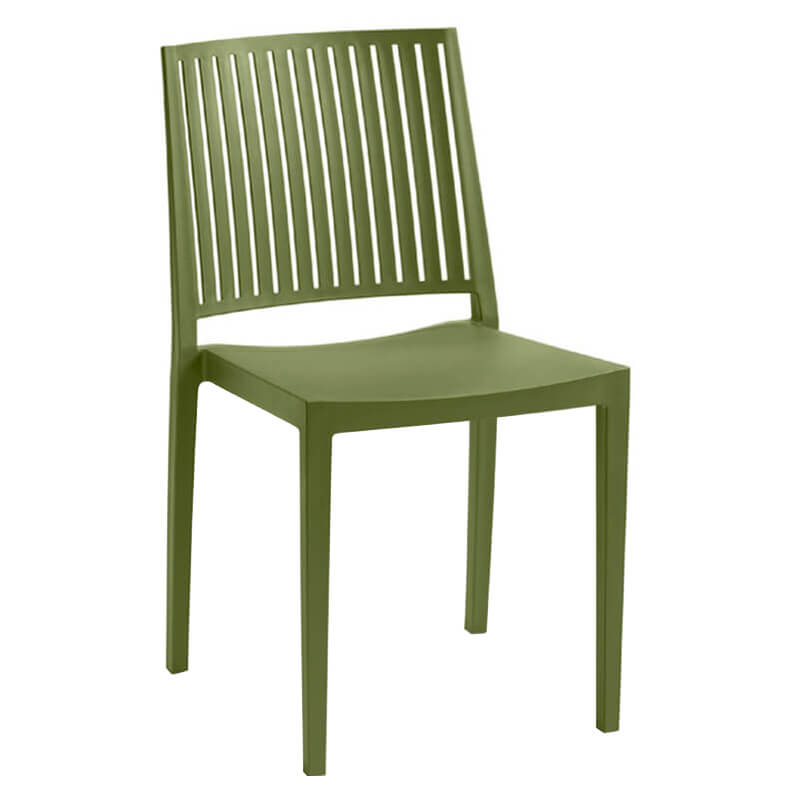 Horeca Plastic Chair – Evora – Olive