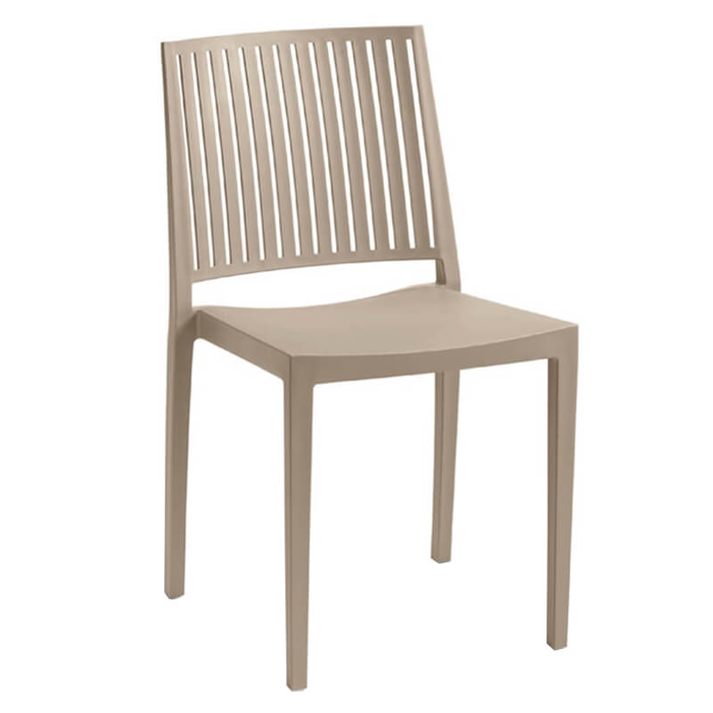 Horeca Plastic Chair – Evora – Taupe
