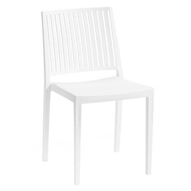 Horeca Stackable Plastic Terrace Chair – Evora – White