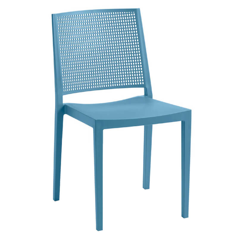 Chaise En Plastique De Café, Restaurant Et Horeca – Porto – Bleu