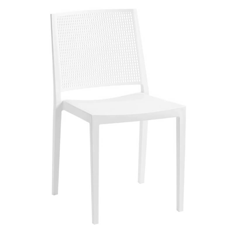 Horeca Stackable Plastic Terrace Chair – Porto – White