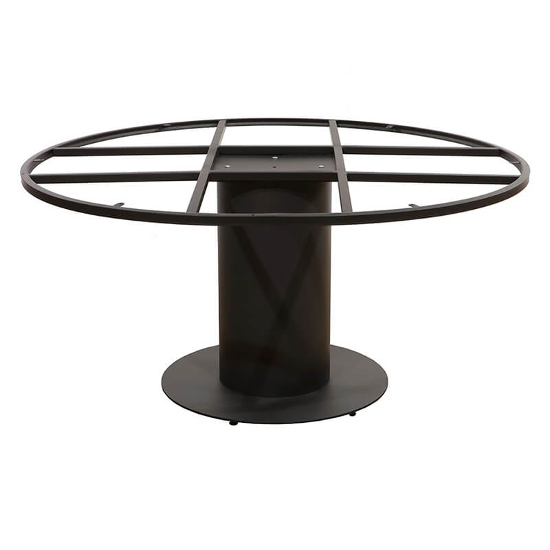Horeca Round Table Base – Steel – Ø 150 Cm – Height 72.5 Cm – Black