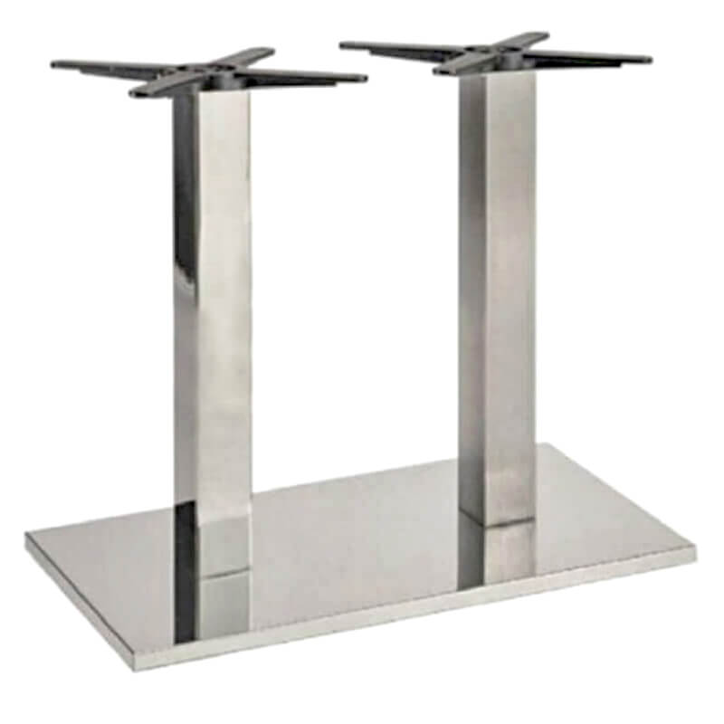 Horeca Tischfuß – Stahl – 70×40 Höhe 72 Cm