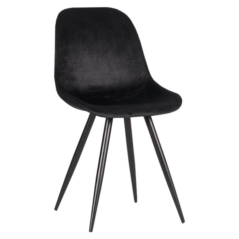 Horeca Chair Velvet – Cara – Black