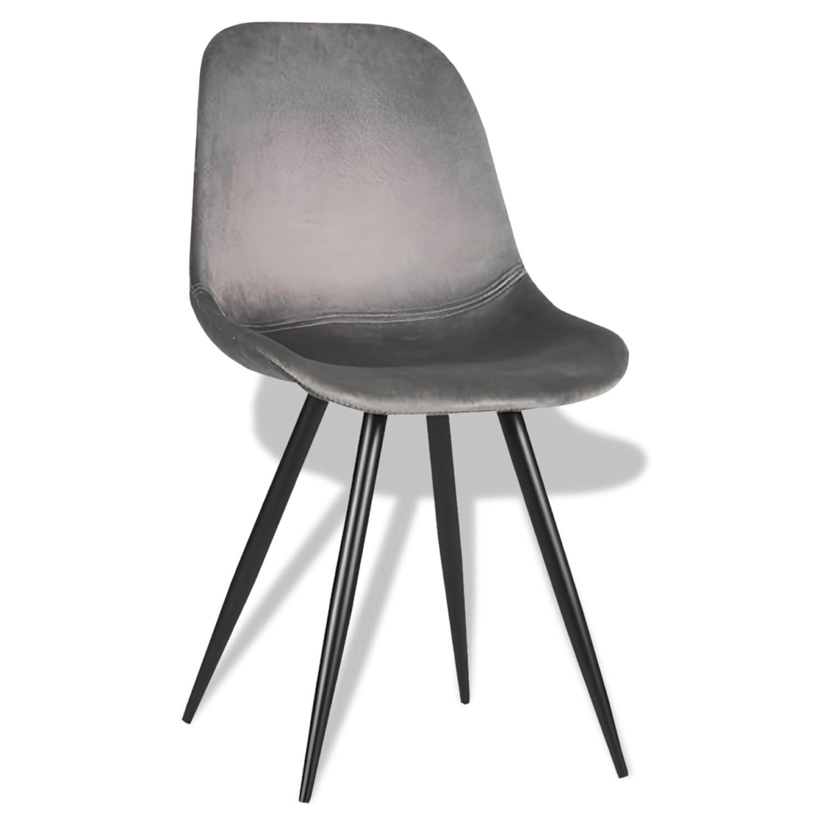 Horeca-Stoel-Cara-Velvet-Fluweel-Grijs Horeca-Stoel-Cara-Velvet-Fluweel-Grijs