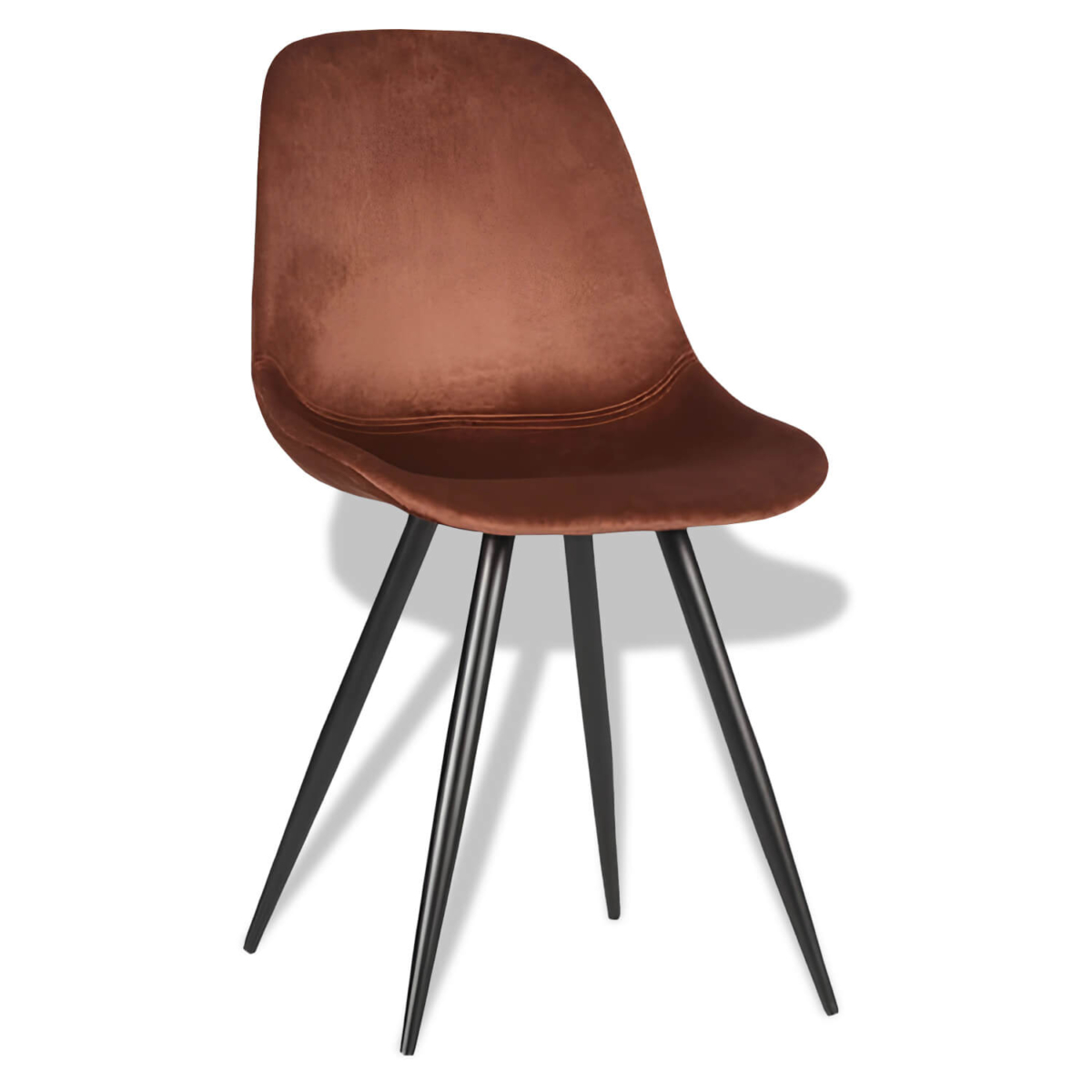 Horeca-Stoel-Cara-Velvet-Fluweel-Roest Horeca-Stoel-Cara-Velvet-Fluweel-Roest