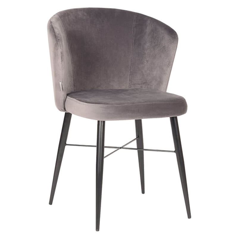 Horeca Chair Velvet – Wadi – Gray
