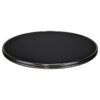 Horeca-Tafelblad-Rond-Met-Chroom-Rand-Werzalit-Zwart-3-Cm-Dik-2