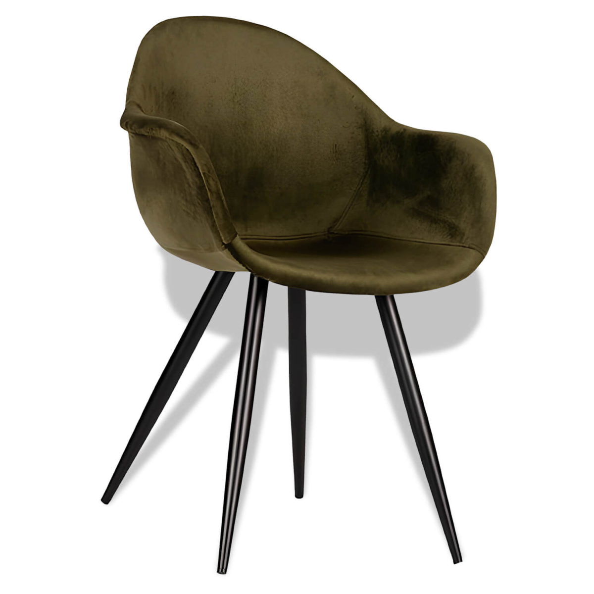 Horeca-Armstoel-Fiona-Velvet-Fluweel-Leger-Groen Horeca-Armstoel-Fiona-Velvet-Fluweel-Leger-Groen