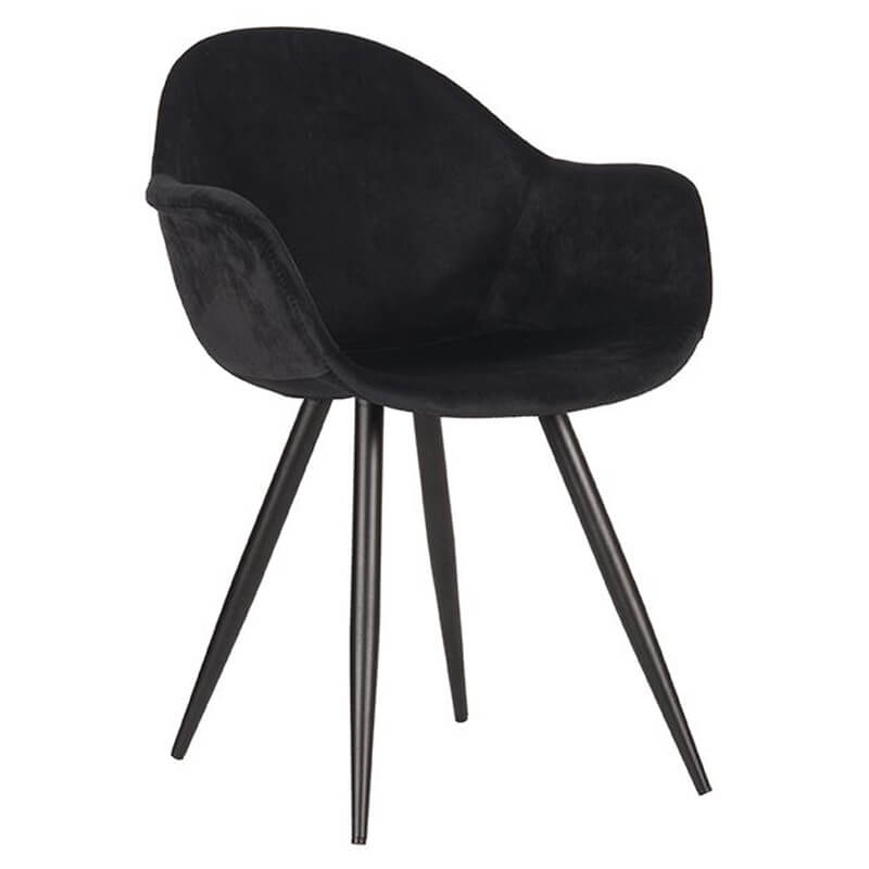 Horeca Chair Velvet – Fiona – Black