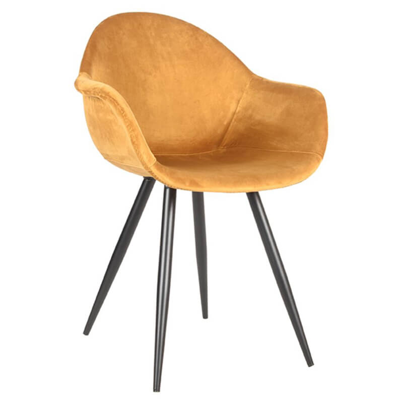 Horeca Chair Velvet – Fiona – Ocher