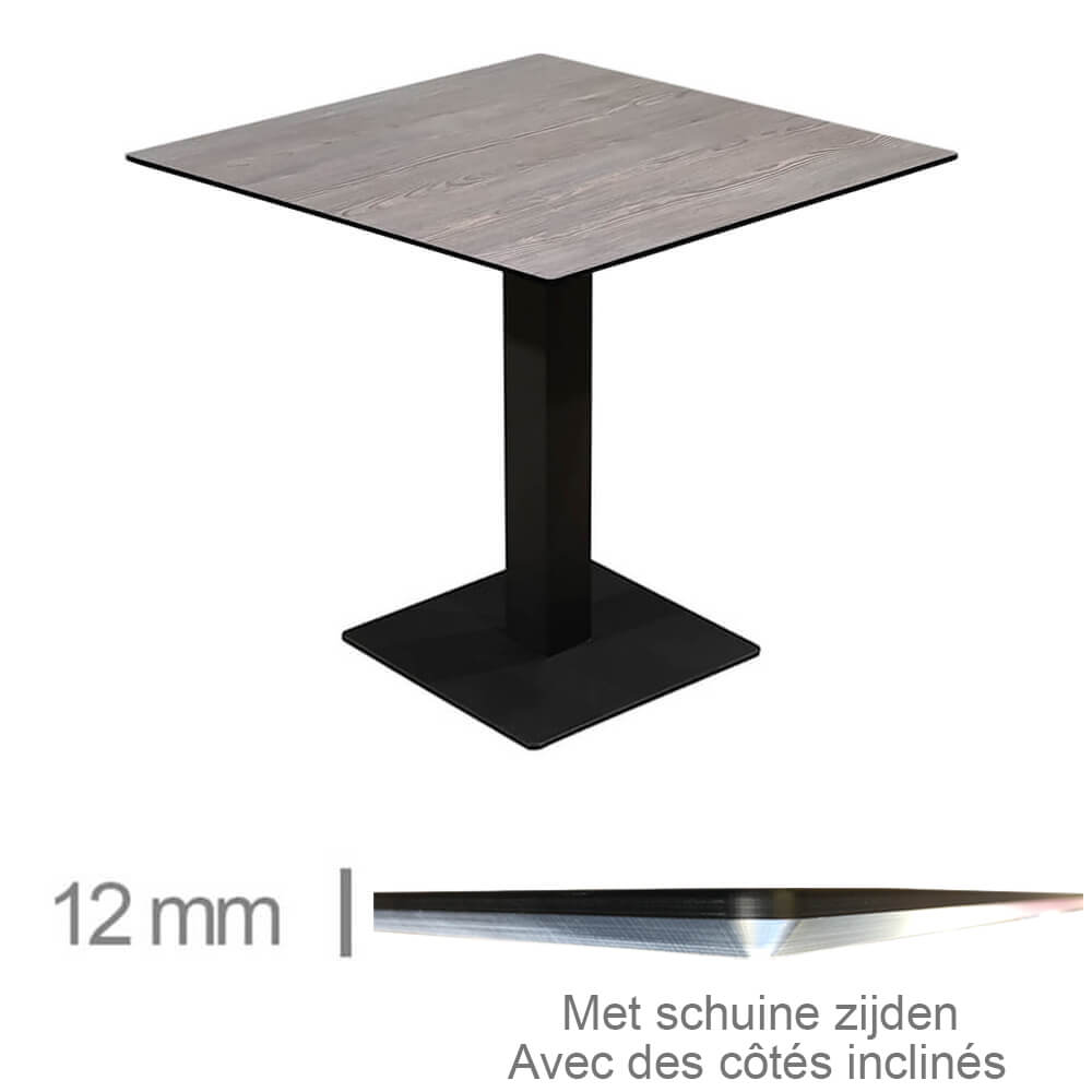 Horeca Tisch – Kompakt Aspen – 69×69 Cm Mit Basis
