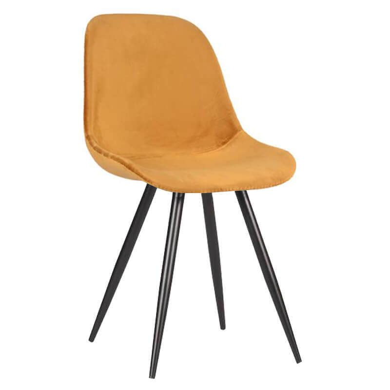 Horeca Chair Velvet – Cara – Ocher