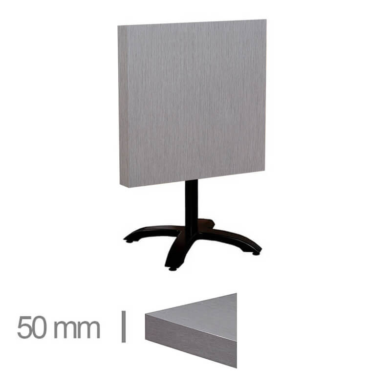 Horeca Table With Folding Frame – Dublin Gray – 70×70 Cm