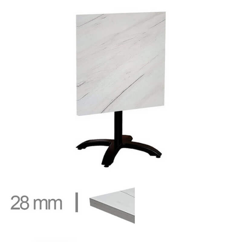 Horeca Tisch mit Klapprahmen – Madrid K1 – 60×60 cm