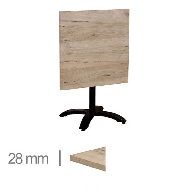 Horeca Tisch mit Klapprahmen – Madrid K2 – 60×60 cm