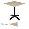 Horeca-Tafel-Met-Klaponderstel-Madrid-K2-70×70-Cm