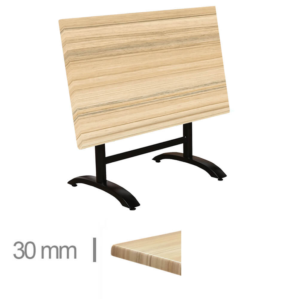 Horeca Folding Terrace Table – Werzalit Coco Bolo – 70×120 Cm