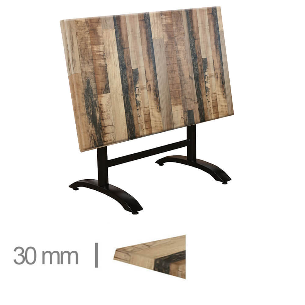 Horeca Folding Terrace Table – Werzalit Kansas – 70×110 Cm