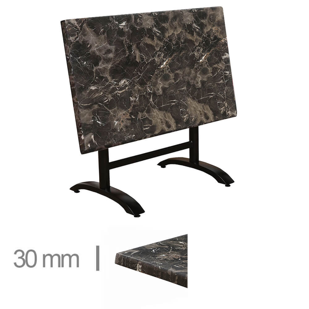 Horeca Folding Terrace Table – Werzalit Porto Rosa – 70×120 Cm