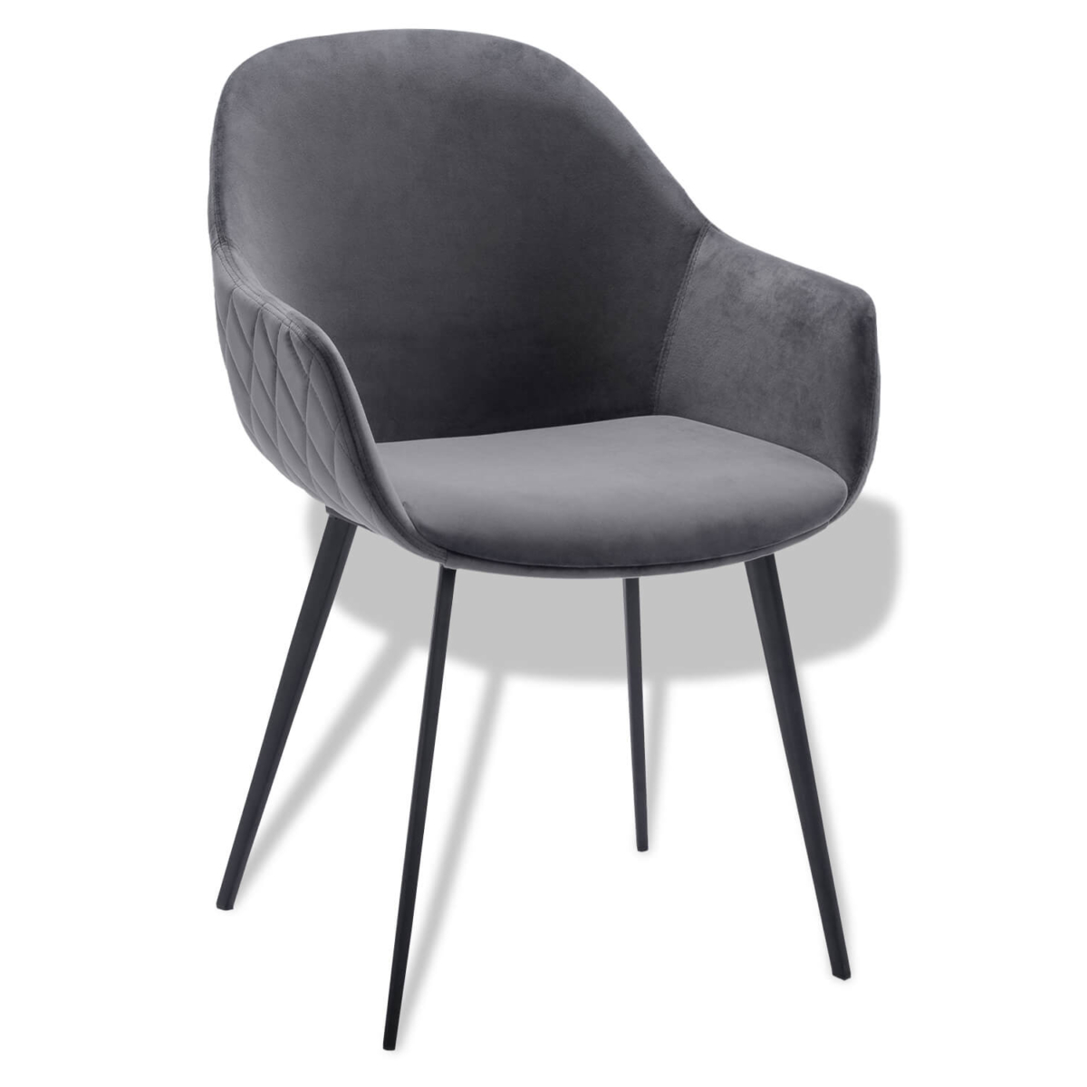 Horeca-Armstoel-Camille-Velvet-Fluweel-Grijs Horeca-Armstoel-Camille-Velvet-Fluweel-Grijs