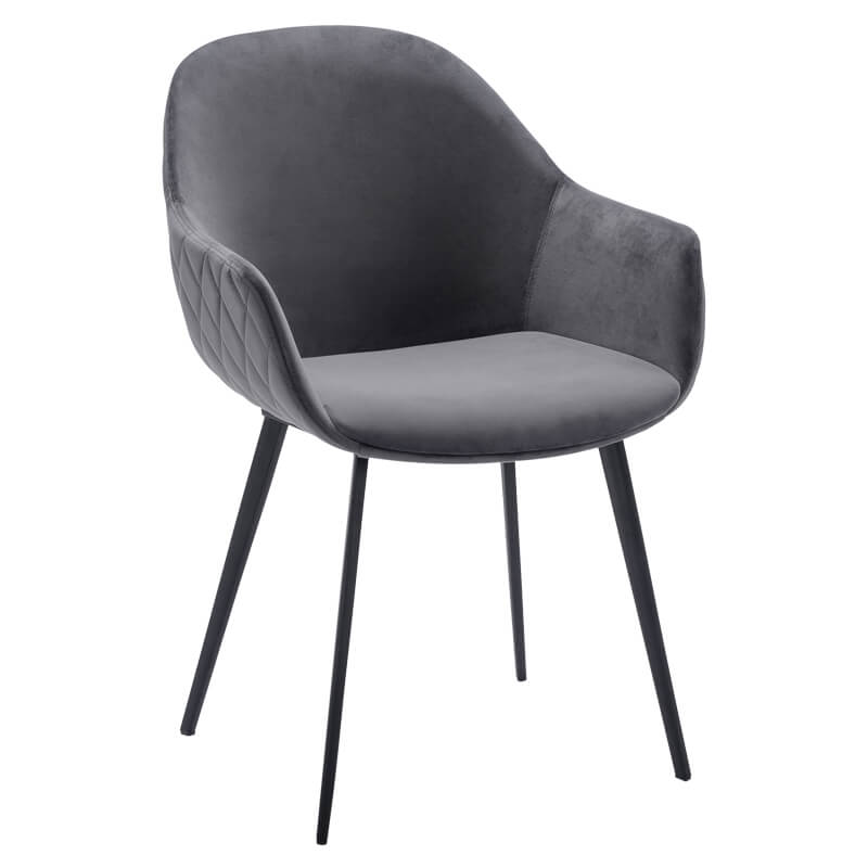 Horeca Chair Velvet – Camille – Gray