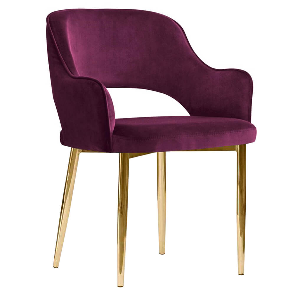 Horeca Chair Velvet – Mercy – Purple