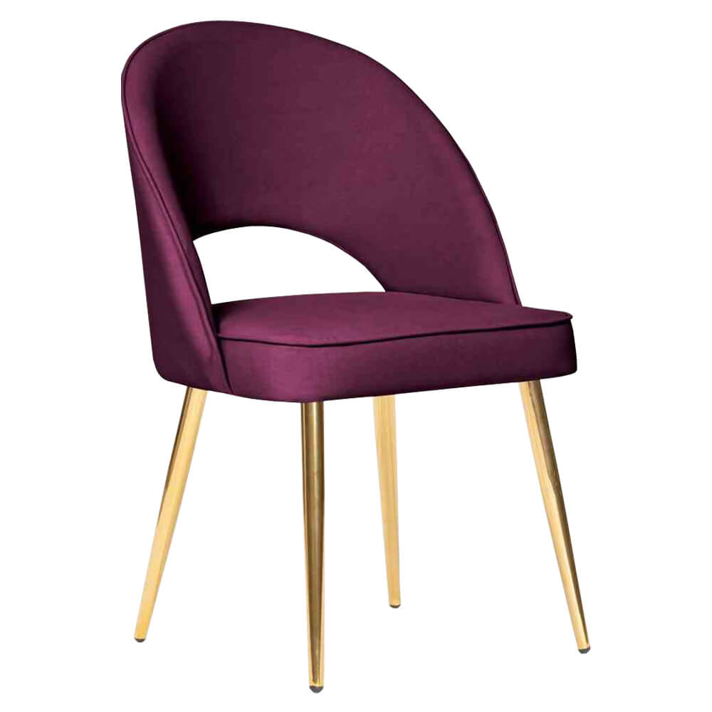 Horeca Chair Velvet – Ponte – Purple