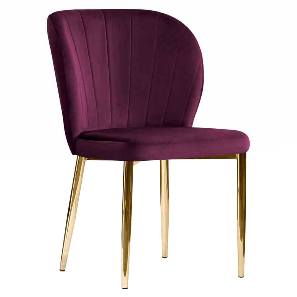 Horeca Chair Velvet – Shelly – Purple
