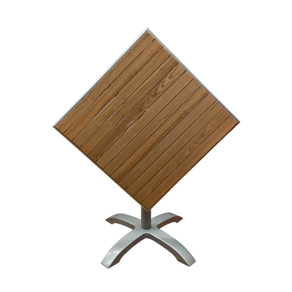 Horeca Terrace Table Ash Wood Foldable – A – 70×70 Cm