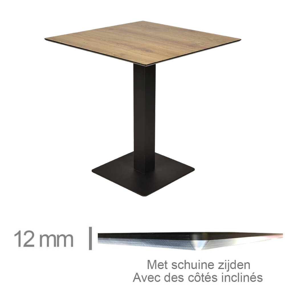 Horeca Table – Compact Ruby – 69×69 Cm With Base
