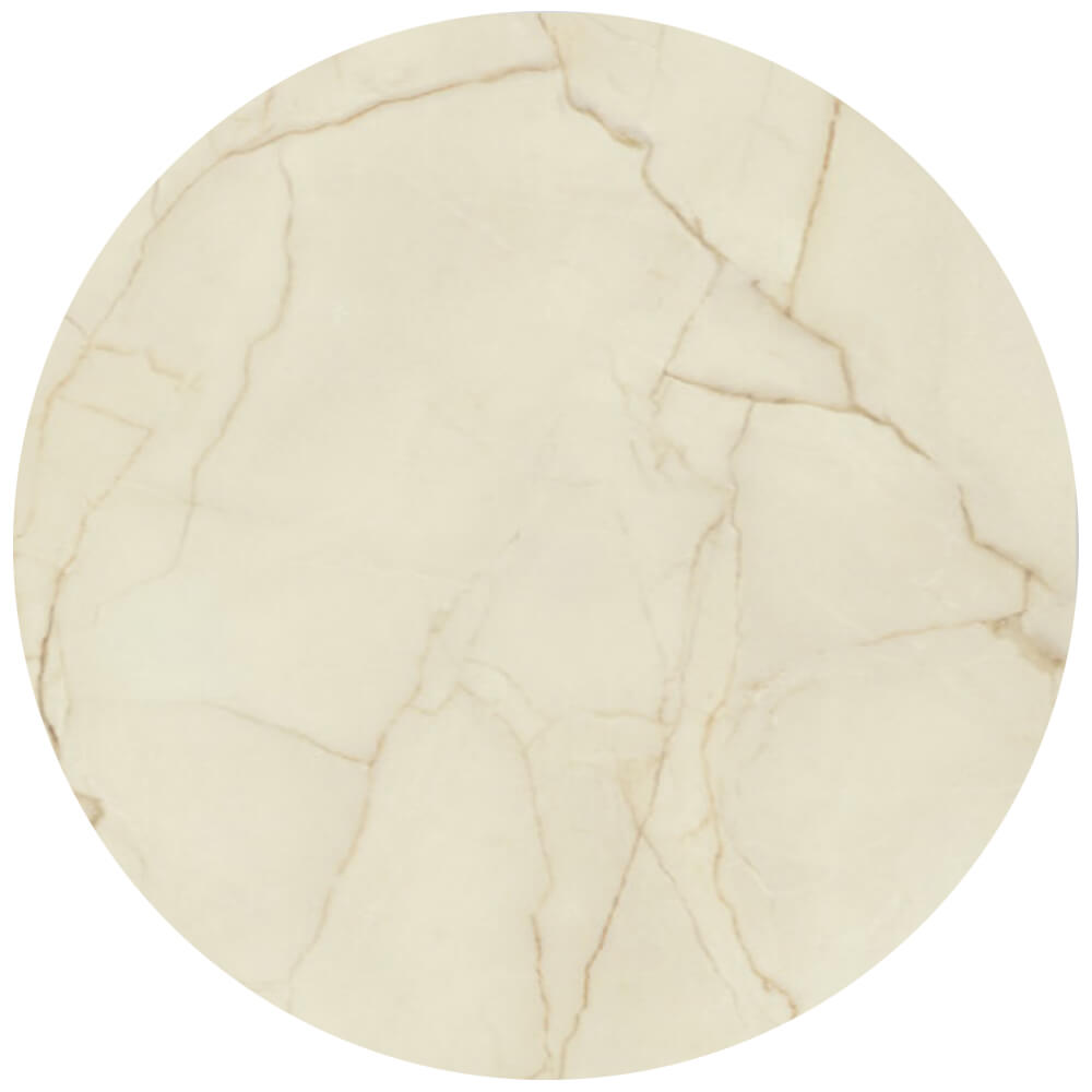 Horeca-Tafelblad-Werzalit-Golden-Marble-3-Cm-Dik-R60-Cm Horeca-Tafelblad-Werzalit-Golden-Marble-3-Cm-Dik-R60-Cm