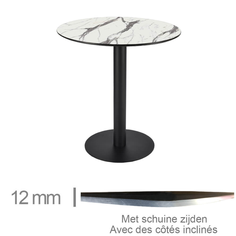 Horeca Runder Tisch – Kompakt Day Light – 69 Cm Mit Basis