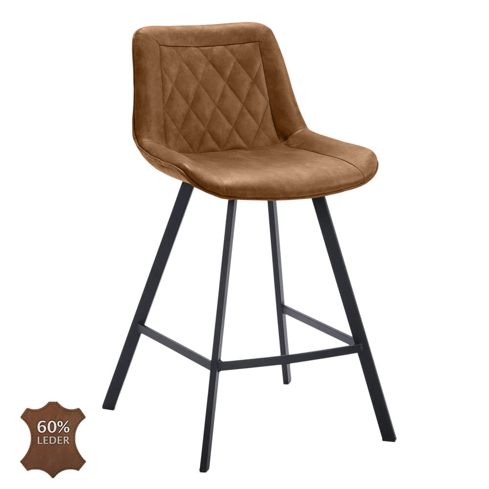 Horeca Bar Chair – Joris – Vintage Camel