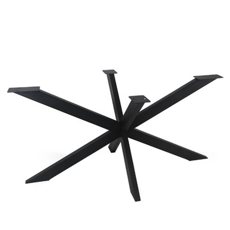 Horeca Industriele Tafelonderstel - Staal - Ø 75 Cm - Hoogte 72,5 Cm - Zwart B-X4 (1)