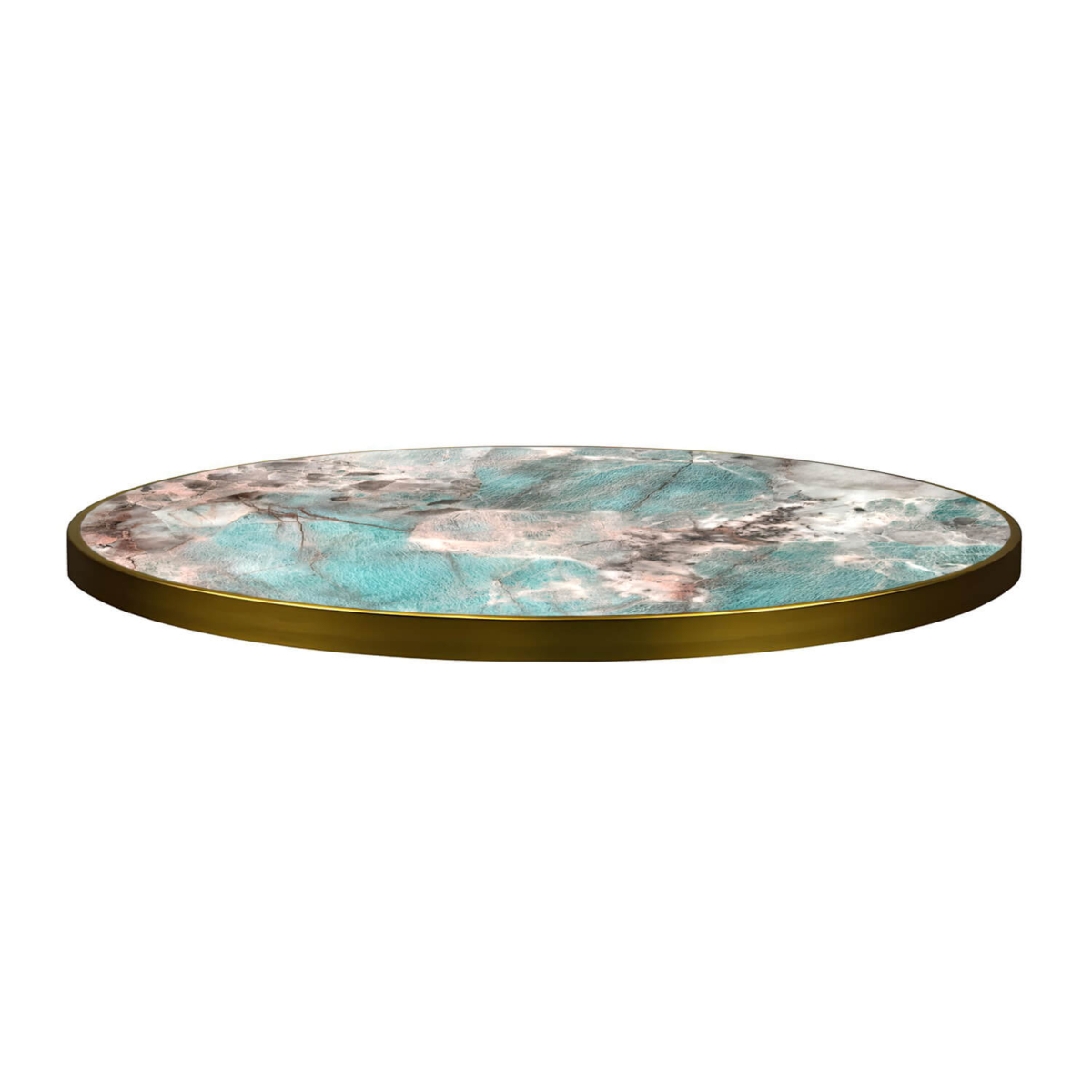 Horeca-Faux-Marmer-Groen-Tafelblad-R70-Cm-Model-1
